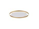 JUST LIGHT Deckenleuchte "RITUS", gold (messingfarben matt), 1, Ø 3,9cm, 1 Stk., Leuchten, LED, dimmbar, Switchmo, dimmbar, Switchmo, Deckenleuchte