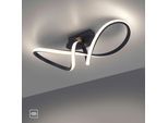 JUST LIGHT Deckenleuchte "MARIA", schwarz, 1, H: 27cm, 1 Stk., Leuchten, LED, dimmbar, Switchmo, Deckenleuchte