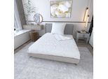 Microfaserbettdecke + Kopfkissen JEKATEX "Schlafkomfort fürs ganze Jahr", weiß, B/L: 155cm x 220cm Anzahl Teile 2, B/L: 40cm x 80cm Anzahl Teile 2, Bezug: Kunstfaser Füllung: Kunstfaser, normal, Bettdecken Bezug: 100% Polyester. Kopfkissen Bezug: 100% Polyester. Bettdecken Füllung: 100% Polyester. Kopfkissen Füllung: 100% Polyester, Bettwaren-Sets, Microfaserbettdecke + Kopfkissen, 2-tlg oder 4-tl