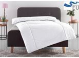 Microfaserbettdecke OTTO HOME "Microlux, Bettdecke 135x200 cm und Übergrößen bis 240x220cm", weiß, B:200cm L:200cm, Bezug: 100% Polyester. Obermaterial: 100% Polyester. Füllung: 100% Polyester, Bettdecken, Microfaserbettdecke, fest versteppter Bezug - keine Bettwäsche nötig, Sommer, Winter