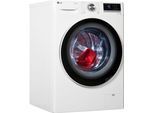 LG Waschmaschine "F4WV5080", Energieeffizienz: A, schwarz-weiß (weiß), B:60cm H:85cm T:62cm, Waschmaschinen, Steam-Funktion, Waschmaschine