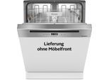 MIELE teilintegrierbarer Geschirrspüler "G 5811 i Active Plus", Energieeffizienz: A, silber (edelstahl cleansteel), B:59,8cm H:80,5cm T:57cm, Geschirrspüler, teilintegrierbarer Geschirrspüler