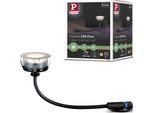 LED Einbauleuchte PAULMANN "Plug & Shine", silber (silberfarben), H:3cm Ø:7cm, Leuchten, LED Einbauleuchte, LED-Modul, IP65 3000K 24V