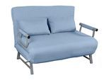 Schlafsofa VCM "Schlafsofa Couch Kolino mit Schlaffunktion", blau, B:127cm T:78cm, Obermaterial: 90% Holz Wood. 10% Textilmaterial TEXMAT., Sofas, Schlafsofa