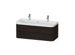 Duravit Möbelwaschtisch Happy D.2 Plus 117,5x49cm, 2 Schubk., Nussb gebürstet (HP4379O69690000)