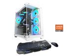 CSL Gaming-PC "Levitas V29204", weiß, Microsoft Windows 11 Home (64 Bit), 32 GB RAM 1.000 GB SSD, Desktop-PCs, Gaming-PC