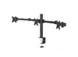 HAMA Monitor-Halterung "Bildschirm Halterung, 33-69cm(13"-27") 3 Monitore", schwarz, B:43,8cm H:11,9cm T:53,2cm, Gerätehalterungen, Monitor-Halterung