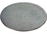 Tortenplatte LEONARDO "MATERA", grau (anthrazit), B:34cm H:2cm T:34cm Ø:34cm, Keramik, Servierplatten, Tortenplatte, 34 cm