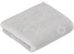 Handtuch BUGATTI "Trentino", grau (light grau), B:50cm L:100cm, Walkfrottier, Baumwolle, Handtücher, Handtuch