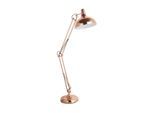 EGLO Stehlampe "BORGILLIO", rosa (kupfer), 1, H: 190cm, 1 Stk., Leuchten, Standleuchte, Industrial, Stahl in Kupfer, E27, inkl. Trittschalter, Stehlampe
