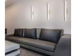 NÄVE Wandleuchte "Dubai", silber (chrome), 1, H: 5,5cm, 1 Stk., Leuchten, aus Alu und Kunststoff in Silber und Weiß 45 cm lang, LED integ., Wandleuchte