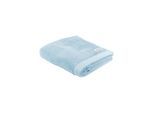 Handtuch TOM TAILOR "Handtuch Color Bath Towel 1er Pack" Gr. M, blau (hellblau), B:50cm, Obermaterial: 100% Baumwolle CO., Handtücher, Handtuch