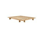 Bettgestell KARUP DESIGN "JAPAN BED Futonbett aus FSCzertifiziertem Massivholz, zeitlos, bequem", oiled oak, B:188cm H:20cm L:228cm, Betten, Bettgestell, Eiche, inkl. Lattenrost, ohne Matratze, Made in Europa