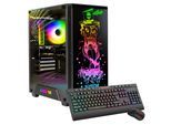 GAMEMAX Gaming-PC "Rockstar 8006 AMD Ryzen 5 7500F 16GB DDR5 1TB SSD RX 9070", schwarz, Microsoft Windows 11 Home (64 Bit), 16 GB RAM 1.000 GB SSD, Desktop-PCs, Windows 11, DDR5 RAM, Gaming-PC