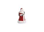 Weihnachtsfigur VILLEROY & BOCH "Spieluhr Santa Nostalgic Melody 9 x 9 x 15 rot", rot, Dekofiguren, Weihnachtsfigur