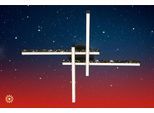 BRILONER LEUCHTEN LED Deckenleuchte "REY", schwarz-weiß (weiß, neutral), Leuchten, LED Deckenleuchte