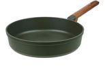 Bratpfanne RESTO KITCHENWARE "Sadr, Universalpfanne langlebig und spülmaschinenfest", grün, H:6,5cm L:49,5cm Ø:28cm, Pfannen, Bratpfanne, Innere Queenhome-Antihaftbeschichtung für mehr Widerstandsfähigkeit