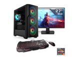 CSL Gaming-PC-Komplettsystem "Levitas V29200", Energieeffizienz: E, schwarz, Microsoft Windows 11 Home (64 Bit), 32 GB RAM 1.000 GB SSD, Computer_Komplettsysteme, Gaming-PC-Komplettsystem