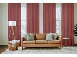 Vorhang HOME BASICS "SOFTY" Gr. 1, lila (beere), B:140cm H:160cm, Polyester, Gardinen, Vorhang, Ösenschal SOFTY Uni
