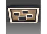 PAUL NEUHAUS LED Deckenleuchte "ELIZA", braun (holz, natur), 2, 1 Stk., Leuchten, LED Deckenleuchte