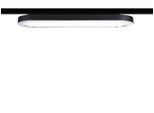 PAULMANN Schienensystem-Leuchten "URail Panel Loop 480lm 7W 2700K 230V Chrom matt, Chrom 7W", schwarz (schwarz, chromfarben), 1, H: 3,5cm, 1 Stk., Leuchten, Einzelspot, dimmbar, Schienensystem-Leuchten