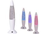 NÄVE LED Tischleuchte "GLITTER", bunt (weiß, transparent, bunt), Ø 10cm H: 36cm, 1 Stk., Leuchten, Material: Metall/Kunststoff, Farbe: bunt, Ein- /Ausschalter, LED Tischleuchte