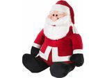 Kuscheltier HEUNEC "Weihnachtsmann XL, ca. 100 cm", rot (rot, weiß, schwarz), Plüschfiguren, KinderH:100cm, Polyester, Kuscheltier, H:100cm