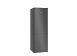 SIEMENS Kühl-/Gefrierkombination "KG36NVXBG", Energieeffizienz: B, schwarz inox, Rechtsanschlag, wechselbar, Kühlschränke, hyperFresh System für frisches Obst und Gemüse sowie Total noFrost, Kühl-/Gefrierkombination
