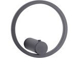 JUST LIGHT LED Wandleuchte "ARCHIE", anthrazit, 1, Ø 22cm H: 22cm, 1 Stk., Leuchten, Dimmbar, IR-FB, Memoryfunktion, USB-Kabel, LED Wandleuchte