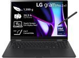 LG Convertible Notebook "Gram Pro 2in1 16" Laptop, OLED-Touchscreen, 16GB RAM, Windows 11 Home", schwarz, 16 GB RAM 1.000 GB SSD, Core Ultra 7, Windows11Home, Notebooks, Convertible Notebook