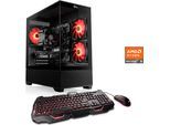 CSL Gaming-PC "AeroVision V24298", schwarz, Microsoft Windows 11 Home (64 Bit), 32 GB RAM 1.000 GB SSD, Desktop-PCs, Gaming-PC