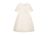 Partykleid DANAMADE "DANAMADE Dresses DCHANDRA", Mädchen, Gr. 152, EURO, weiß (ivory), Obermaterial: 100% Polyester. Futter: 100% Polyester, Kleider Partykleid