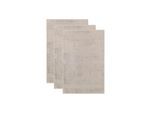 Gästehandtuch VILLEROY & BOCH "Gästetuch Gästetuch One 3er Pack" Gr. S, braun (taupe), B:30cm, Obermaterial: 100% Baumwolle CO., Handtücher, Gästehandtuch