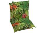 Sesselauflage GO-DE, grün, B:100cm H:7cm T:50cm, Bezug: 50% Baumwolle, 50% Polyester, Polsterauflagen, Sesselauflage