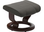 Fußhocker STRESSLESS "Consul", grau (metal grau paloma), B:54cm H:38cm T:39cm, Leder BATICK: BATICK ist ein leicht korrigiertes, durchgefärbtes und genarbtes Möbelleder, bei dem die meisten Unebenheiten und Spuren in der Regel entfernt wurden.;Leder PALOMA: PALOMA ist ein durchgefärbtes Semianilin-Möbelleder mit natürlicher Narbung.;ROHLEDER Stoff Q2 FARON: Ein fester zuverlässiger Bouclé mit eine