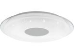 EGLO Deckenleuchte "LANCIANO-Z Deckenlampe weiß, Tuneable White, ZibBee 3.0, Sternenhimmel", weiß (weiß, transparent), Ø 56 H: 8cm, 1 Stk., Leuchten, Timer, App / Sprachsteuerung Alexa, ‎ exkl. Fernbedienung, Deckenleuchte