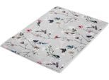 Badematte KLEINE WOLKE "Flores", bunt, H:5mm, Polyester, Badematten, Badematte, romantisch verspieltes Design mit Blumen und Schmetterlingen