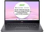 ACER Chromebook "Chromebook Plus 514 (CB514-4H-364N)", grau (steel grau), 8 GB RAM 256 GB SSD, Core i3, Google Chrome OS, Notebooks, ChromeOS, Chromebook