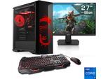 CSL Gaming-PC-Komplettsystem "HydroX V29570 MSI Dragon Advanced Edition", Energieeffizienz: E, schwarz, Microsoft Windows 11 Home (64 Bit), 16 GB RAM 1.000 GB SSD, Computer_Komplettsysteme, Gaming-PC-Komplettsystem