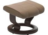Fußhocker STRESSLESS "Consul", braun (almond paloma), B:54cm H:38cm T:39cm, Leder BATICK: BATICK ist ein leicht korrigiertes, durchgefärbtes und genarbtes Möbelleder, bei dem die meisten Unebenheiten und Spuren in der Regel entfernt wurden.;Leder PALOMA: PALOMA ist ein durchgefärbtes Semianilin-Möbelleder mit natürlicher Narbung.;ROHLEDER Stoff Q2 FARON: Ein fester zuverlässiger Bouclé mit einem s