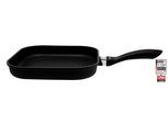 Grillpfanne ELO "Alucast", schwarz, B:28cm L:28cm Ø:28cm, Pfannen, Grillpfanne, Induktion, 28x28 cm
