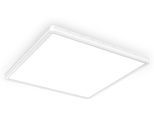 B.K.LICHT Panel, weiß, 1, Ø 42cm H: 2,9cm, 1 Stk., Leuchten, Deckenleuchte, dimmbar, ultra-flach, indirektes Licht, neutralweiß, Panel