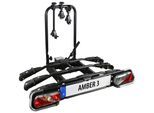 Kupplungsfahrradträger EUFAB "AMBER 3", schwarz, B:102cm H:74cm T:72cm, Fahrradträger, Kupplungsfahrradträger
