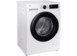 SAMSUNG Waschmaschine "WW8ECGC04AAEEG", Energieeffizienz: A, schwarz-weiß (weiß), B:60cm H:85cm T:55cm, Waschmaschinen, Waschmaschine
