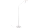 TRIO LEUCHTEN LED Stehlampe "MONZA, Stehleuchte mit Sensordimmer Lichtfarbe einstellbar 2300-4000K", weiß (weiß matt), 1, H: 145cm, 1 Stk., Leuchten, Leuchtenkopf flexibel verstellbar Memoryfunktion Höhe 145-160 cm, LED Stehlampe