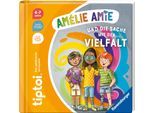 Kinderbuch RAVENSBURGER "tiptoi Bildergeschichten über den Umgang mit Gefühlen", bunt, B:17,2cm H:16,7cm, Bücher, Kinderbuch, - Amélie Amie und die Sache mit der Vielfalt; Made in Europe