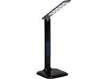 BRILLIANT LED Schreibtischlampe "Glenn", schwarz, 1, H: 55cm, 1 Stk., Leuchten, 55 cm Höhe, Touchdimmer, USB-Anschluss, Kunststoff/Metall, LED Schreibtischlampe