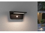 LED Außen-Wandleuchte PAULMANN "Cyrus", grau (anthrazit), H:10cm, Leuchten, LED Außen-Wandleuchte, LED-Modul