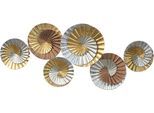 Wanddekoobjekt "Wanddekoration", gold (goldfarben), B:103cm H:43cm T:5cm, Metall, HOFMANN LIVING AND MORE, Wanddekoobjekte, Wanddekoobjekt, aus Metall, metallicfarben