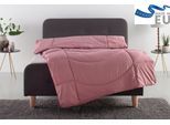 Microfaserbettdecke OTTO HOME "Microlux, Bettdecke 135x200 cm und Übergrößen bis 240x220cm", rosa, B:135cm L:200cm, Bezug: 100% Polyester. Obermaterial: 100% Polyester. Füllung: 100% Polyester, Bettdecken, Microfaserbettdecke, fest versteppter Bezug - keine Bettwäsche nötig, Sommer, Winter